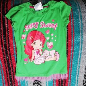 💕4/$10 Strawberry Shortcake tee shirt nightgown